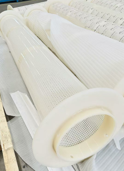 Fiber Bed Mist Eliminator PP PTFE wire cage
