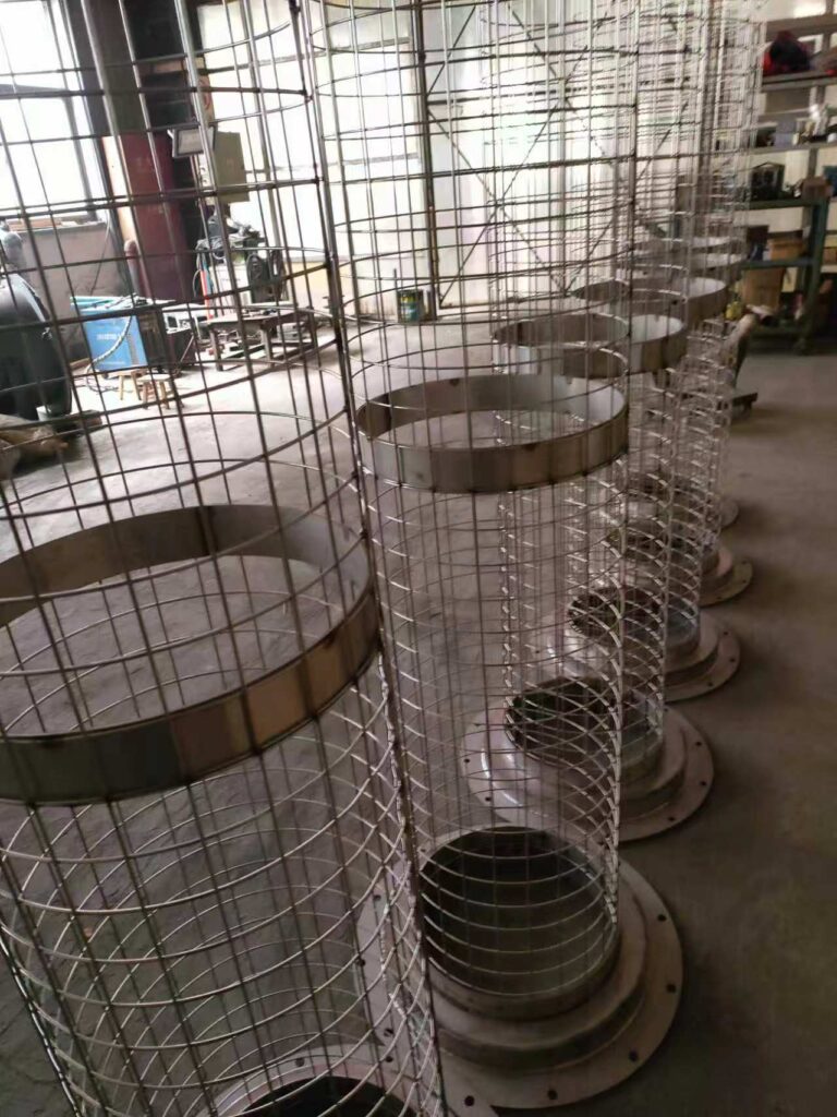 Fiber Bed Mist Eliminator 304 316 316L 904L stainless steel wire cage